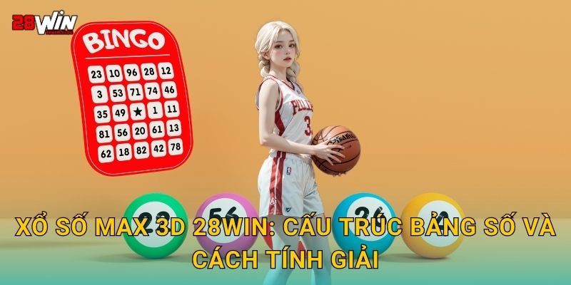 Xổ số Max 3D 28win: Cấu trúc bảng số và cách tính giải