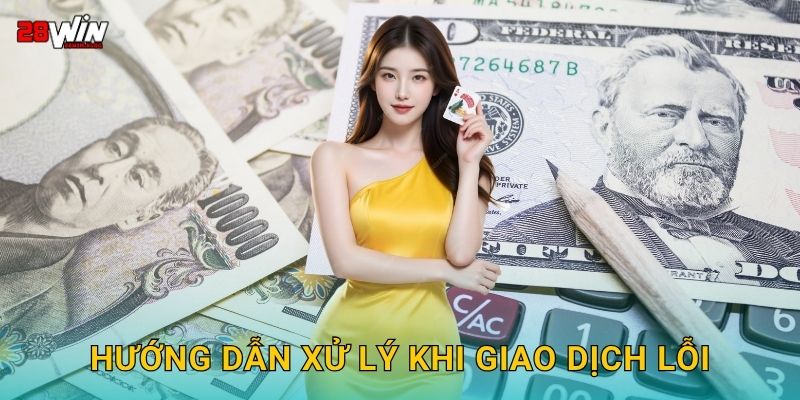 Hướng dẫn xử lý khi giao dịch lỗi